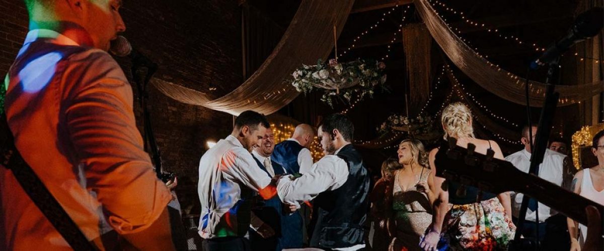 Wedding from stage
